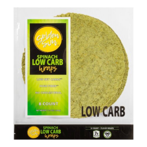 Golden Sun Spinach Wrap